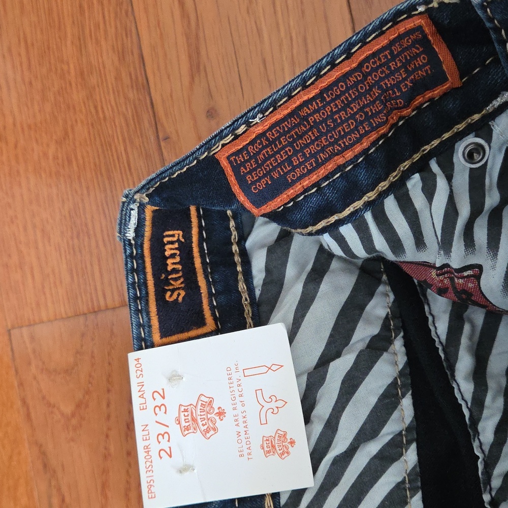 Rock Revival Women's Jeans 23x 32. New W TAGS - Picture 4 of 11